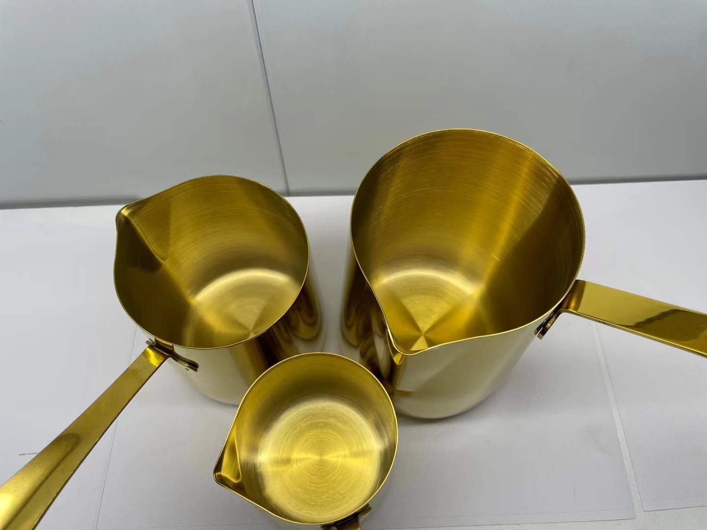 Fancy milk pot, stainless steel thickened baby food pot, baby cooking, mini deep pot, coffee cup, hot milk cup, pointed mouth milk cup pic 7