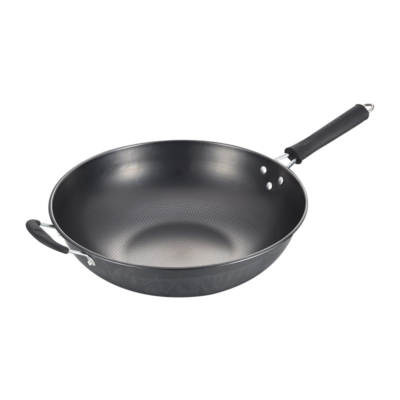 Factory production of anti-rust woks, physical non-stick woks, cooking woks, iron woks, processing and wholesale, gifts, customized according to samples pic 5