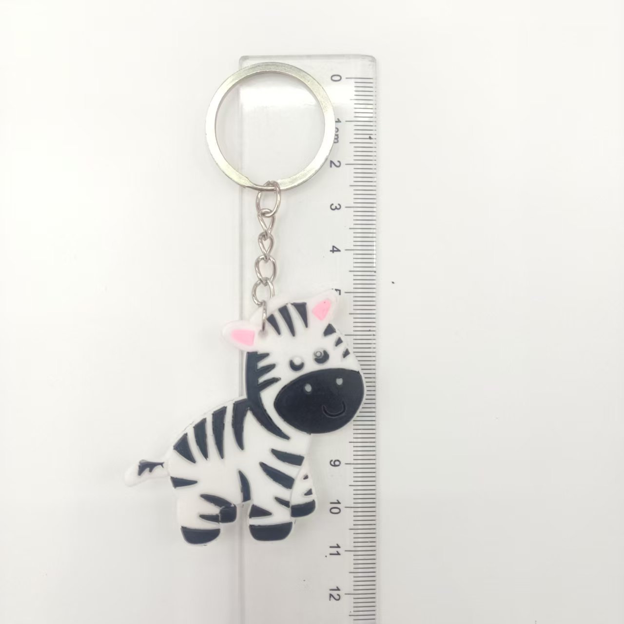 跨境新款动物钥匙扣礼品卡通可爱挂件PVC软胶森林动物钥匙链批发详情28