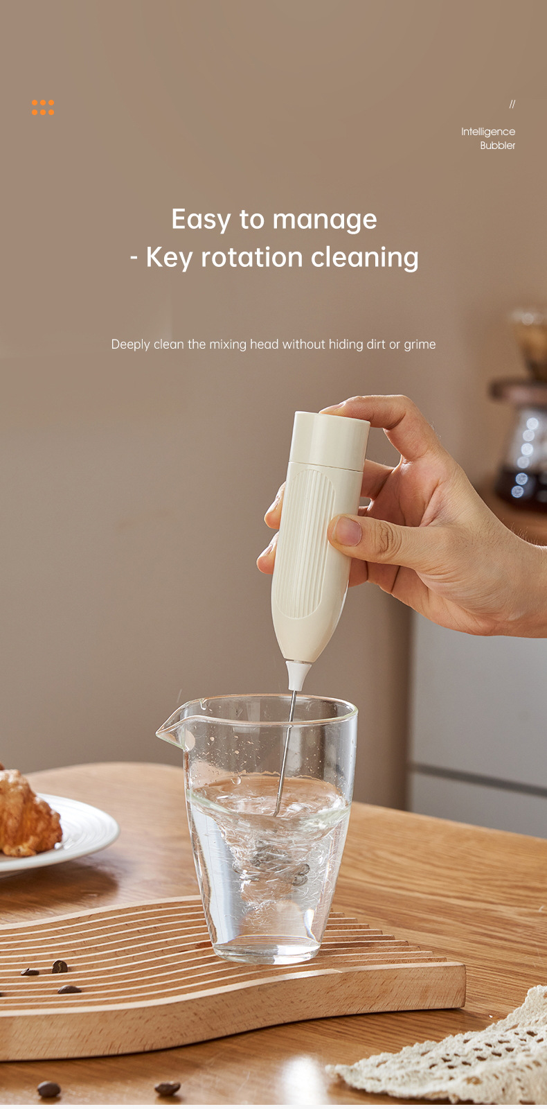 新品奶泡器四百次高速打蛋器长续航mini跨境批发家用电器厨房电器电动调奶器详情25