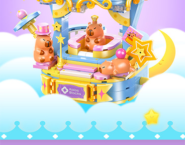 佳乐专卡皮巴拉奇幻乐园积木拼装模型亲子互动益智玩具大颗粒适合生日礼物详情32