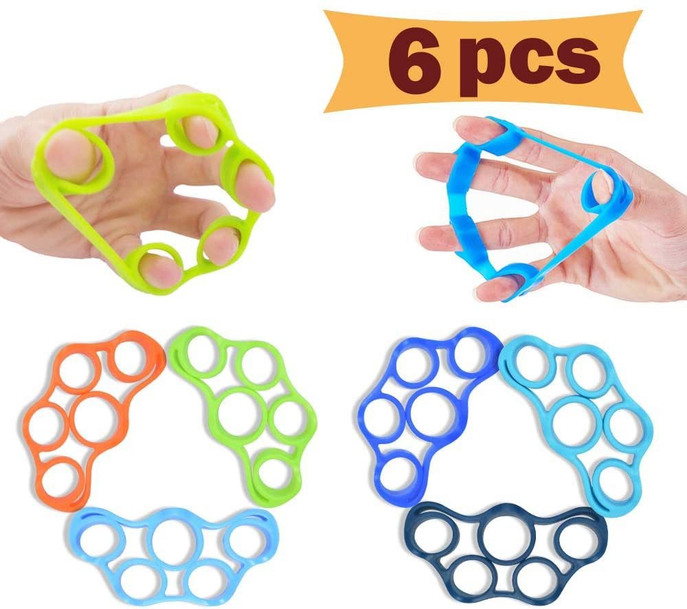 Cross-border silicone finger tension ring, finger trainer, finger exercise device, hand rehabilitation tension device, five-finger trainer pic 13