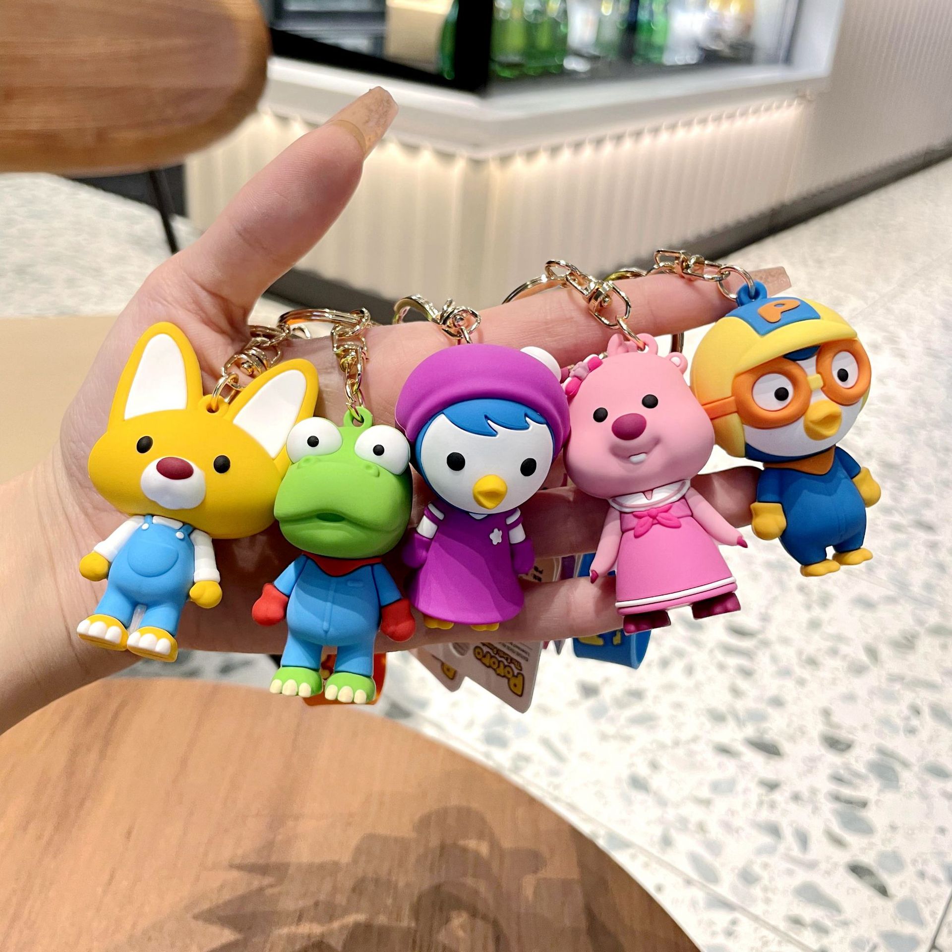 Wholesale of genuine creative Bolele cute cartoon dolls, keychains, couple schoolbags, small pendants, and popular online gifts pic 8