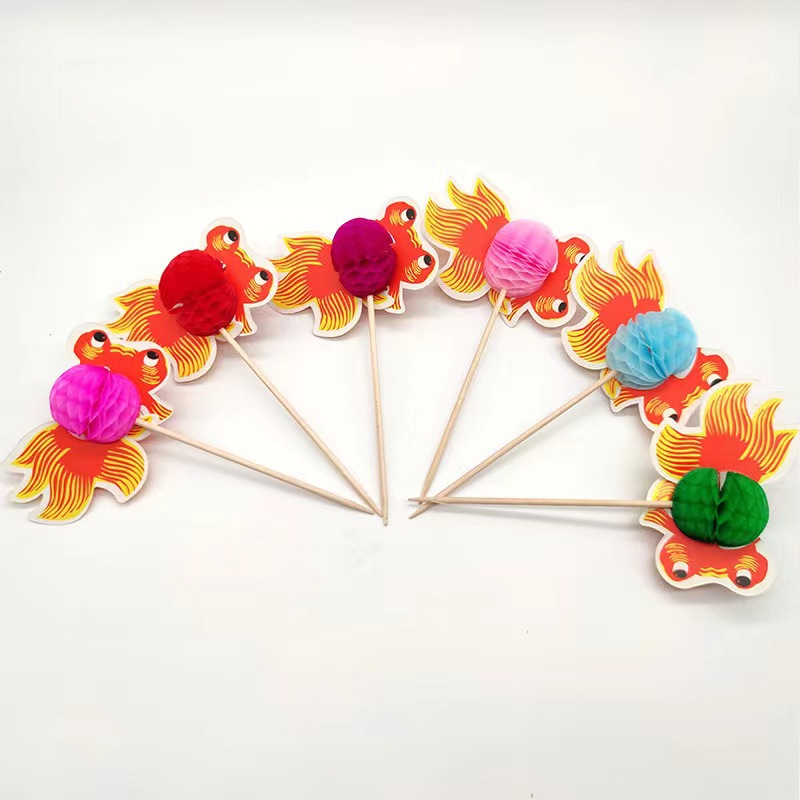 50 flamingo skewers, pineapple skewers, disposable fruit skewers, cold cocktails to decorate a Hawaiian party pic 39