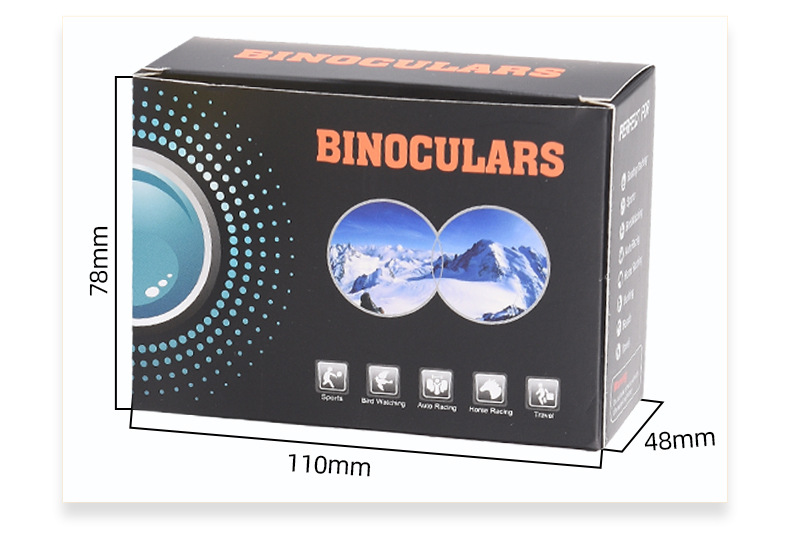 New binoculars 500×25 high-magnification high-definition fishing portable concert viewing glasses that can be taken with a mobile phone pic 16