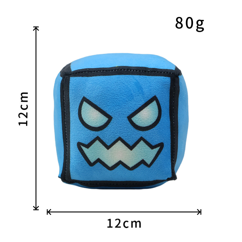 New cross-border geometry dash plush geometry Dash game plush toy doll pillow pic 10