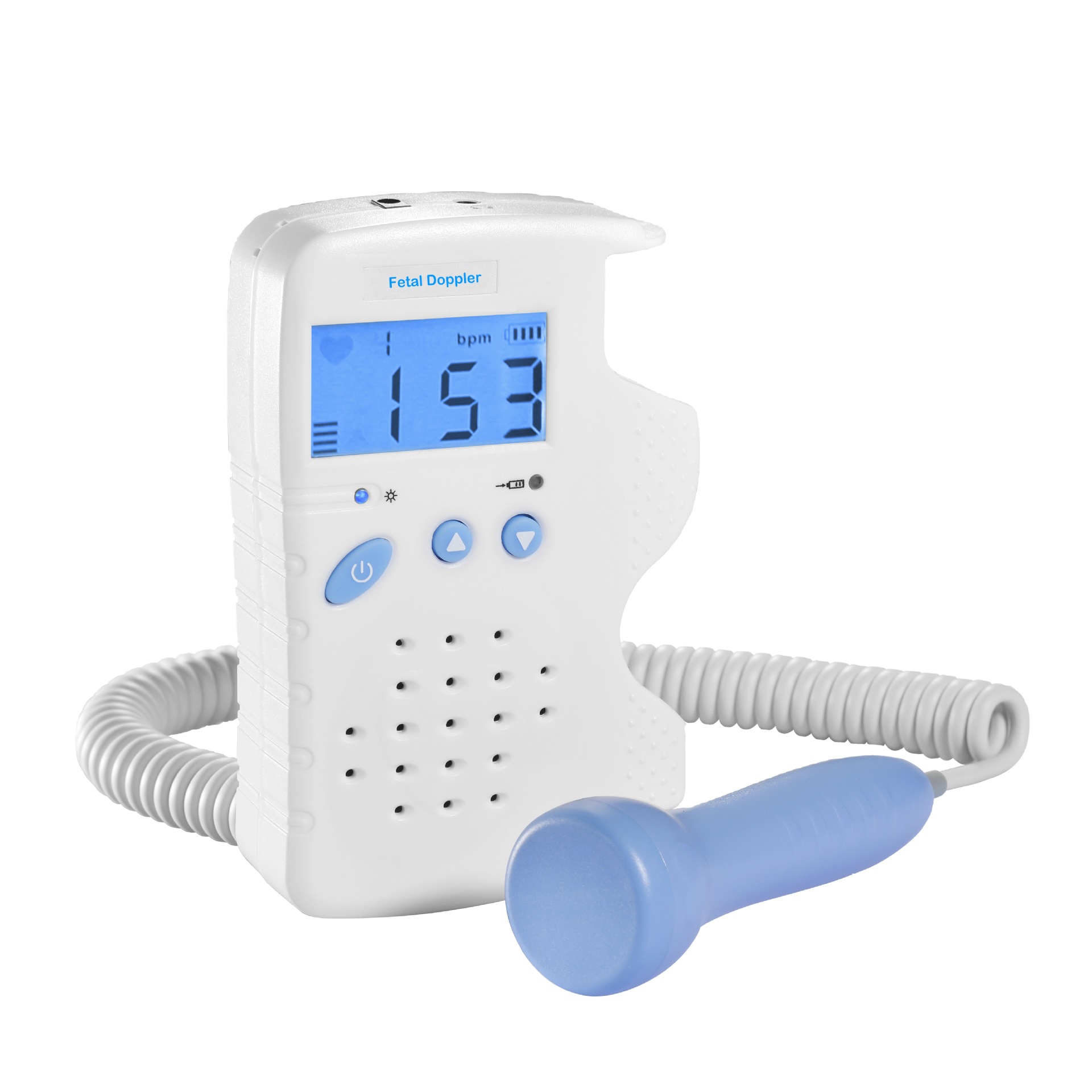 Cross-border exclusive 200D Doppler Fetal Heart detector, portable infant heart detector, fetal Doppler monitor pic 7