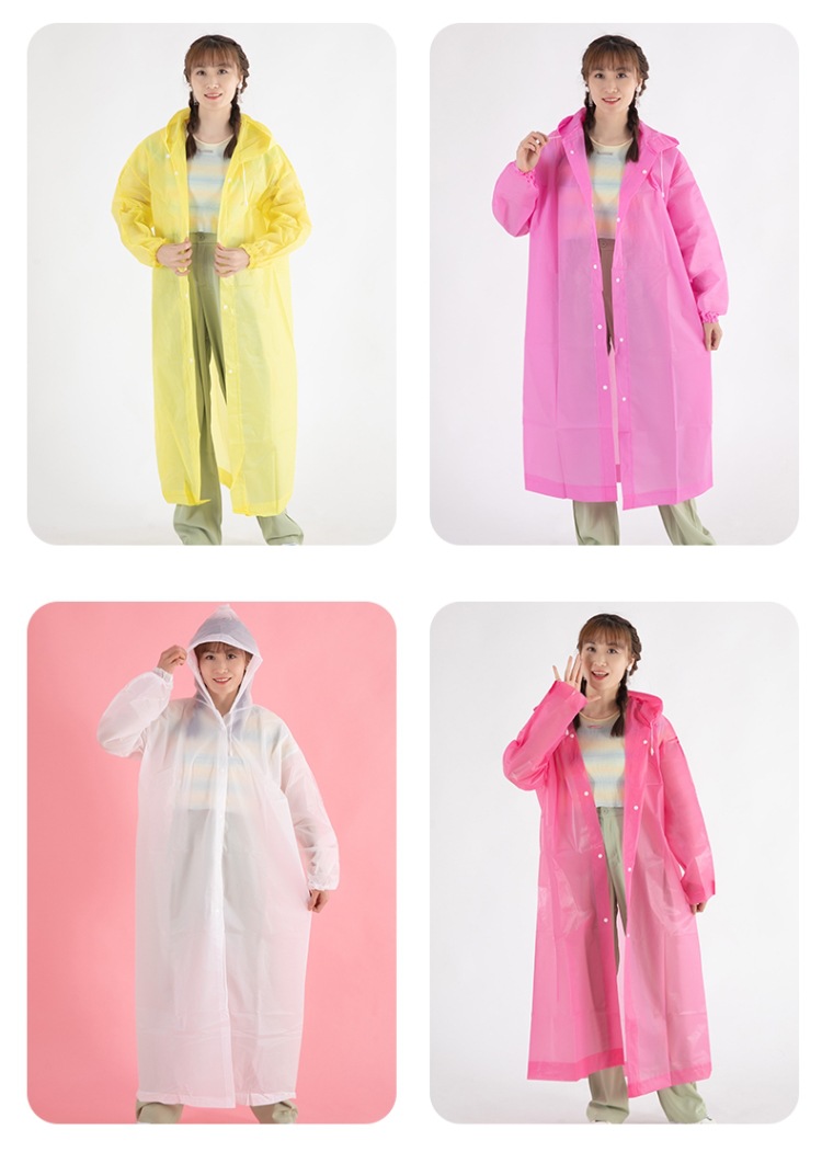 加厚成人雨衣批发超厚雨披户外旅游男女轻便雨衣印刷LOGO儿童雨衣详情16