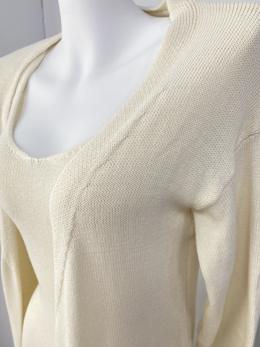 2025 Cross-border Bestseller Pure Cotton Knitted Set: Sexy Deep V halter long Dress + Lazy cardigan: Soft and skin-friendly pic 19