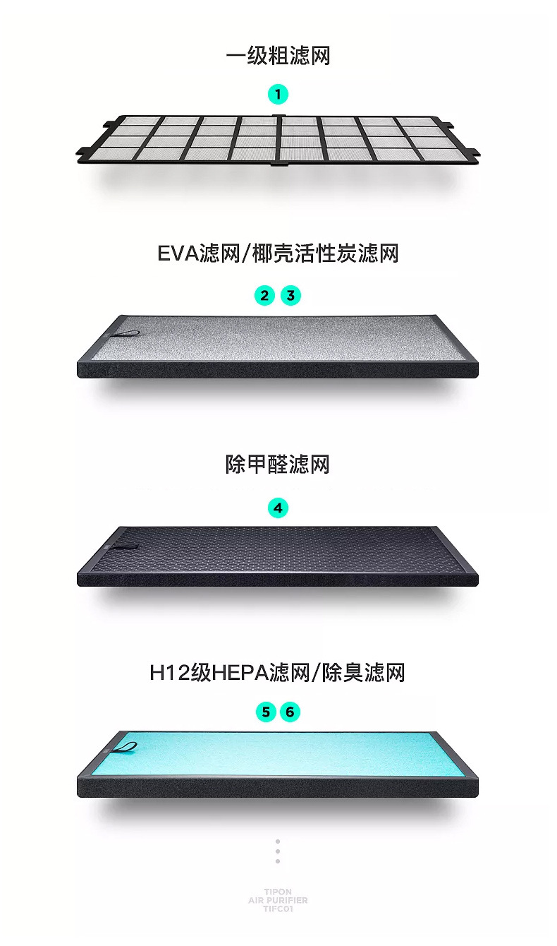 智能烟灰缸空气净化器 负离子家用小型除烟除味净化机陶瓷烟灰缸详情8