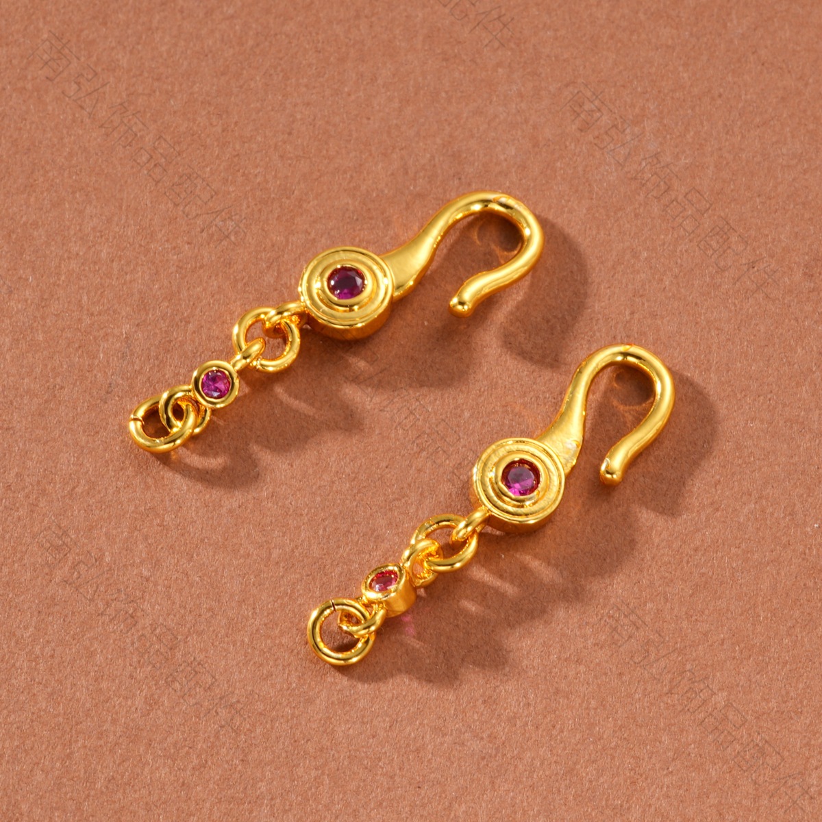 Ancient-style Vietnamese sand gold color-preserving rose large spacer beads high-end DIY bracelet necklace jewelry accessories pic 7
