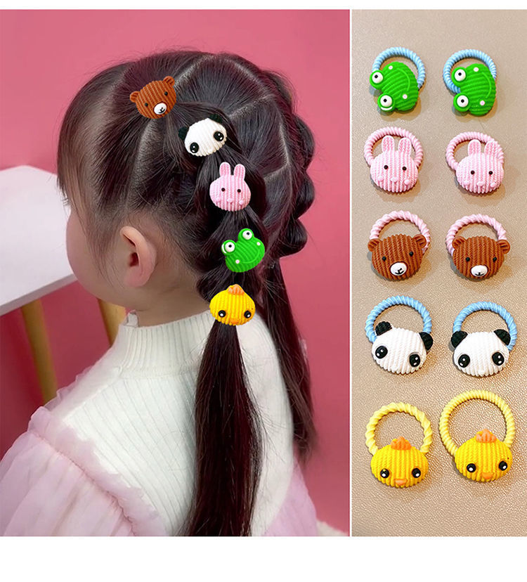 抖音爆款儿童发圈扎头发弹性好婴幼儿拇指圈头绳小号皮筋女童发绳详情10