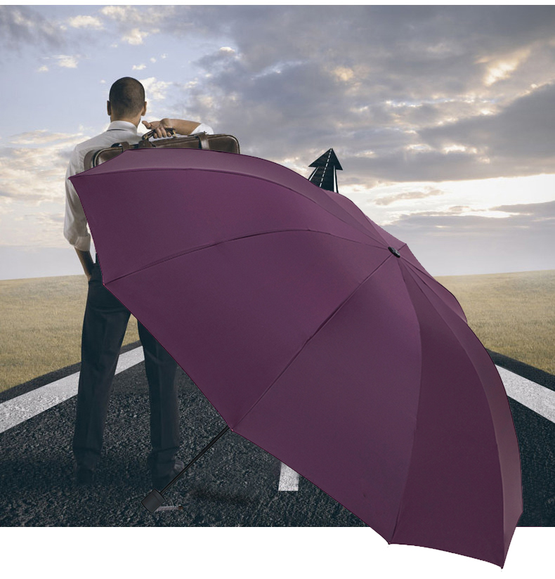 大号超大雨伞男女三人晴雨两用折叠学生双人黑胶防晒遮阳伞雷之新详情6