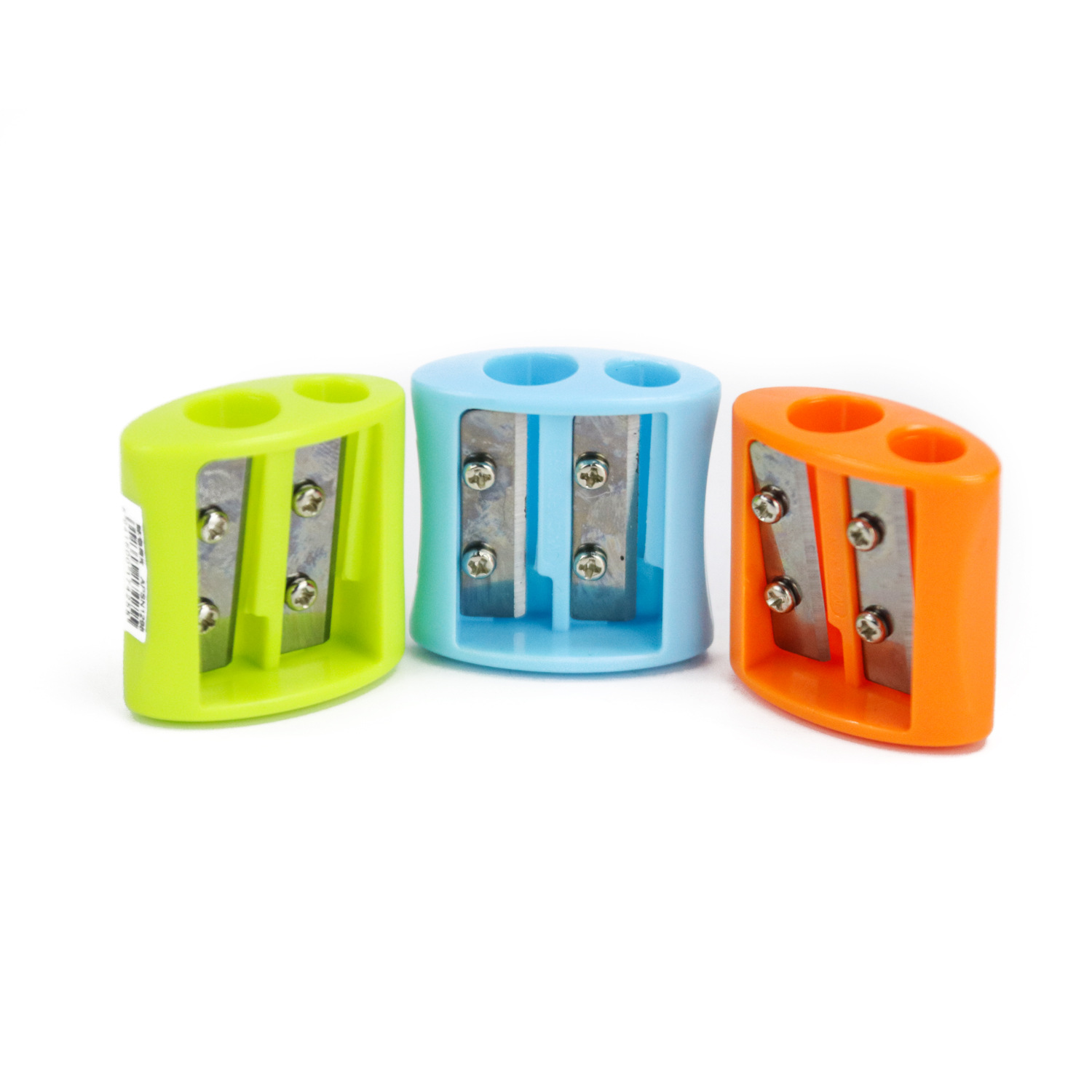 YALONG wholesale high-quality office supplies plastic double-hole standard pencil sharpeners pic 4
