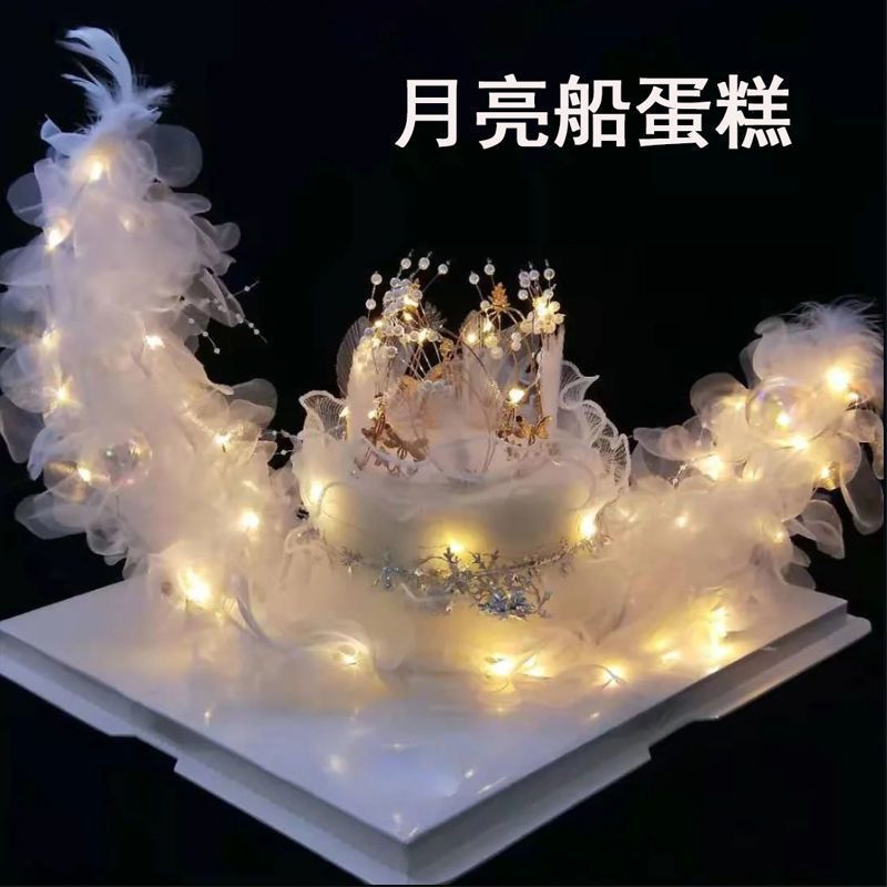 LED light strings, flashing copper wire light strings, decorative lights, cakes, flower bouquets, gift boxes, starry sky flower shop light strips wholesale pic 20