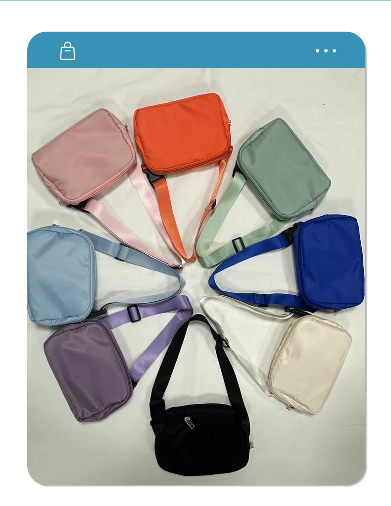 lulu包同款腰包跑步休闲胸包户外运动可定制logo便携斜挎包批发详情21