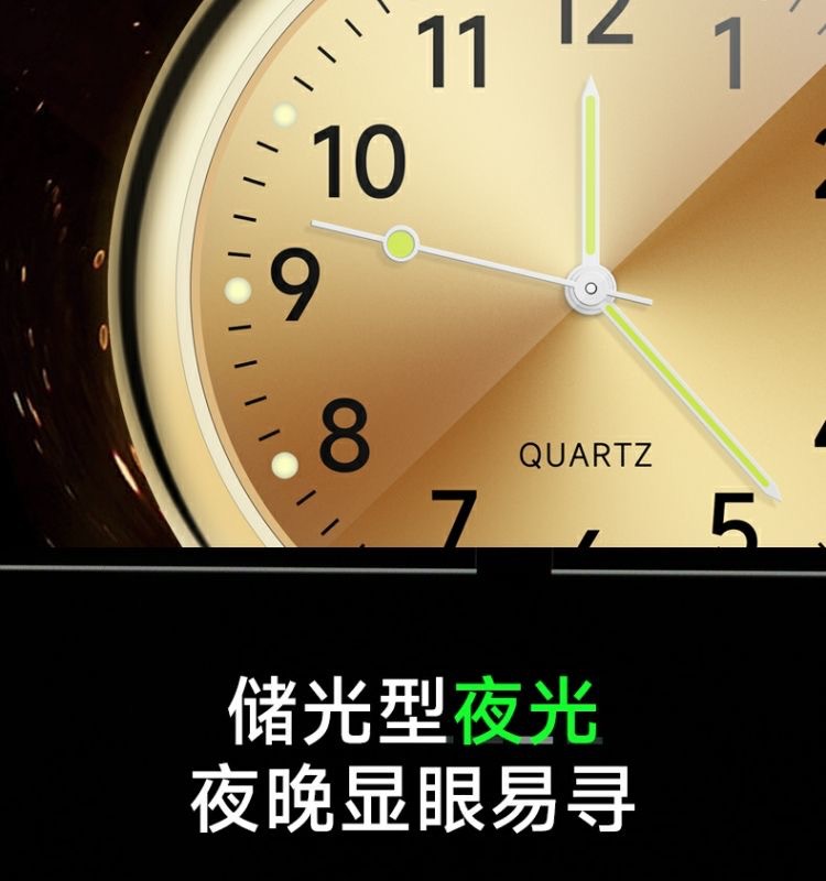 Car dial clock, waterproof high-precision electronic watch for automobiles, motorcycles and electric vehicles, high-end air outlet quartz watch pic 5