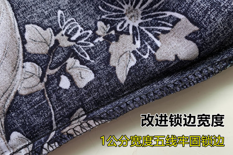 夏季超薄男士绵绸人造棉大裤衩沙滩裤家居裤加肥加大新品短裤睡裤详情3