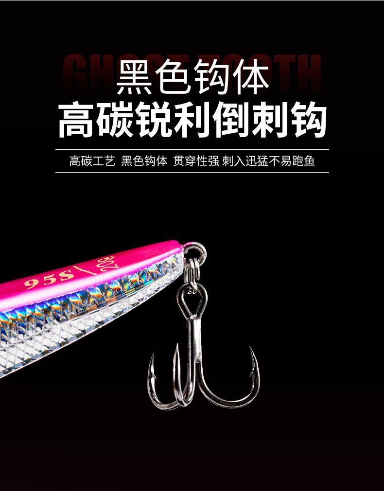 Wholesale Lure, cross-border foreign trade fake lure, bionic lure, ultra-long-range drop, submerged pencil, vibrating hard lure, Boqiao pic 4