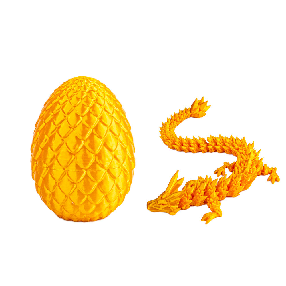 【工厂直销】3d打印蛋龙蛋复活节彩蛋关节可动摆件玩具工艺品水晶详情4
