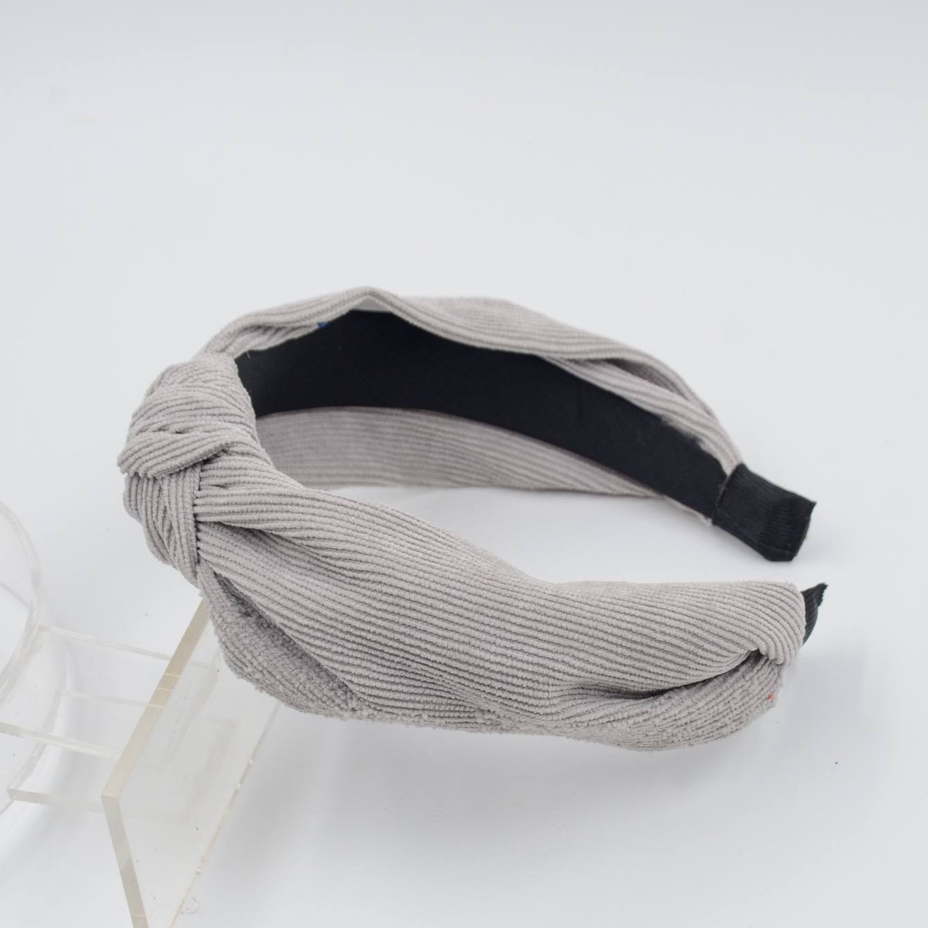 Qiwei Accessories Exclusive European and American cross-border Amazon simple and fashionable adult hair accessories, cross-knotted fabric compression hair bands, hair accessories, headwear for women pic 16