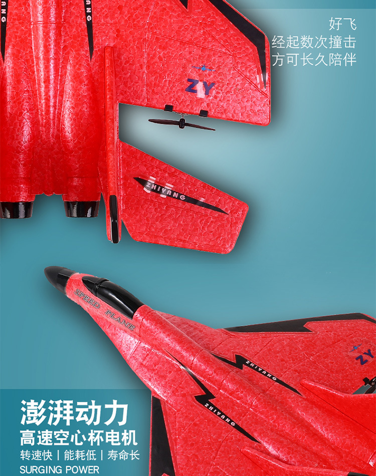 Remote control aircraft mig-530 Foam toy fighter jet aircraft Remote control glider aircraft factory supply consignment 0 pic 8