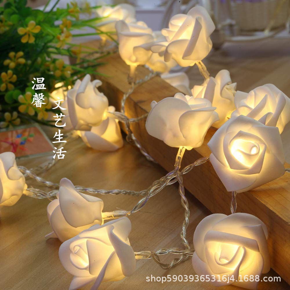 led小白盒灯串l圣诞装饰彩灯蛋糕鲜花礼盒三挡调控厂家批发三合一详情1