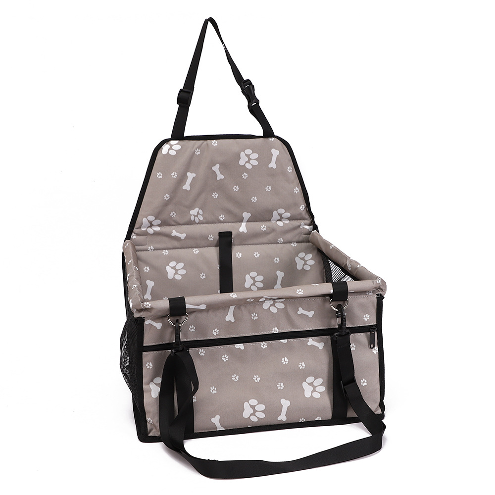 Rongka Pet Cross-border Car Pet Bag, Cute Printed Portable Pet Bag, Oxford Cloth Car Pad Pet Hanging Bag, Pet Travel Bag pic 35