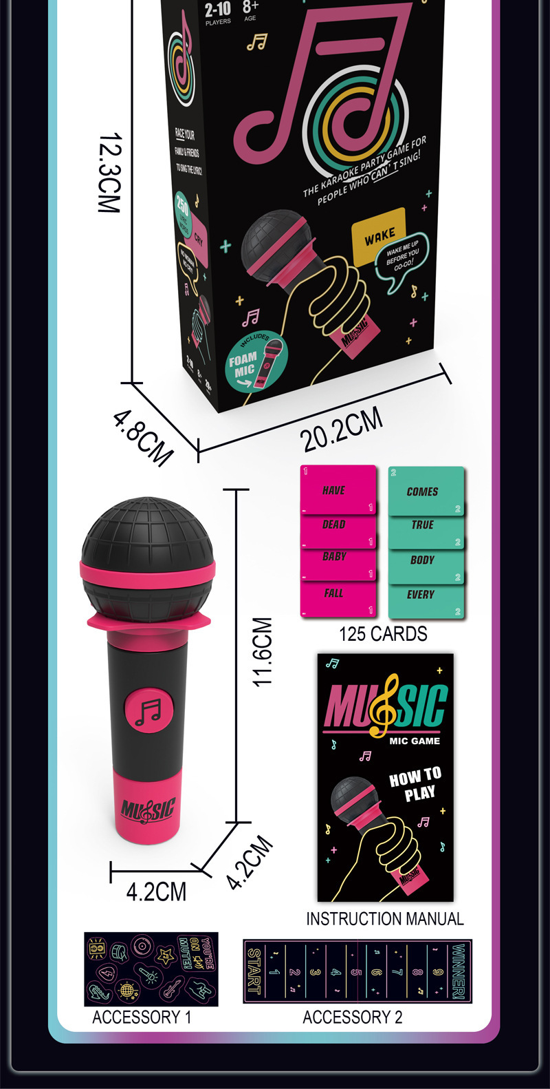 跨境新品Exciting Grab The Mic 糟糕歌手的棋盘游戏详情4