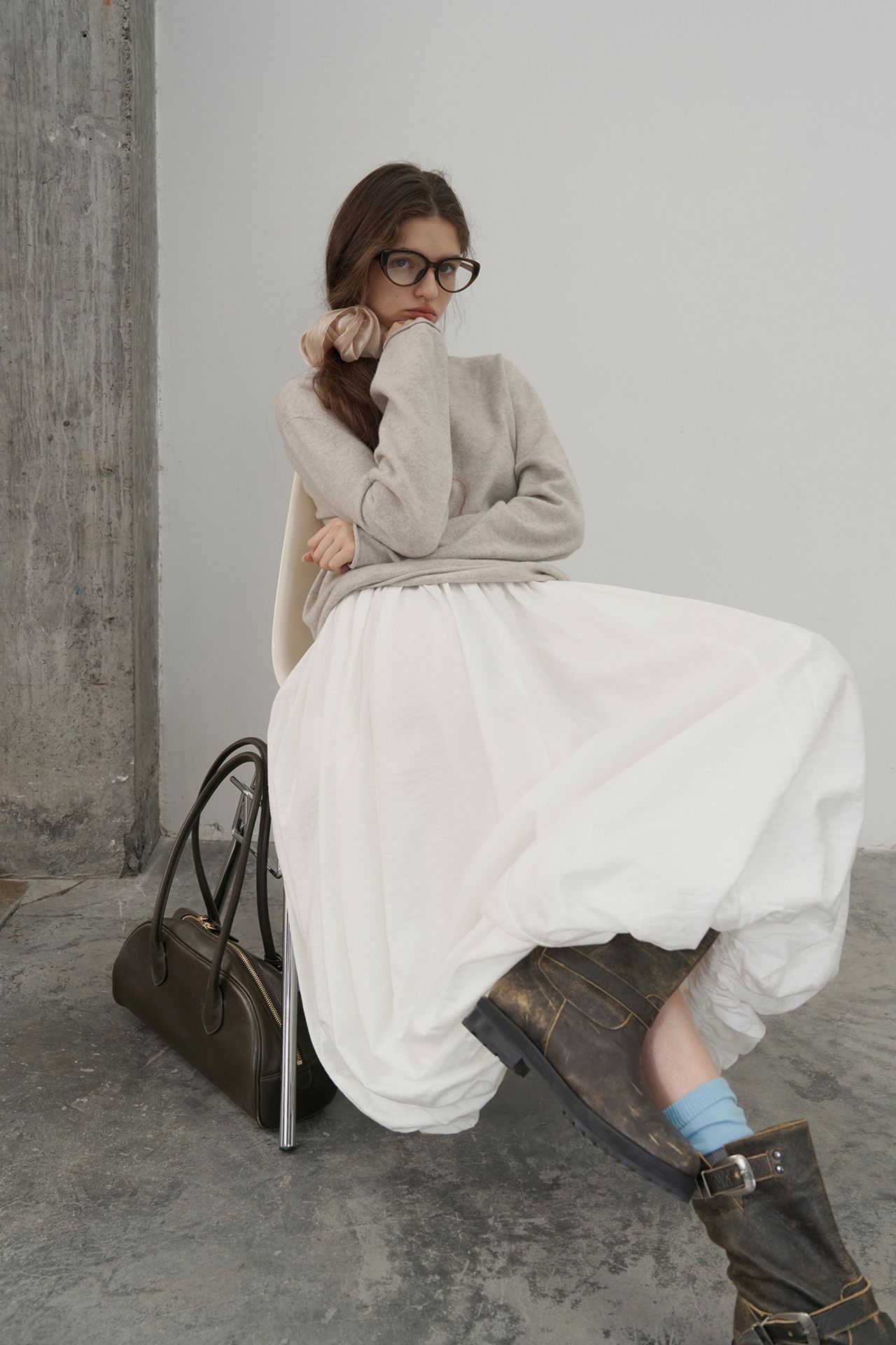 Korean-style seamless one-piece process round-neck pullover cotton and wool sweater, basic base layer for women a1183 in autumn and winter pic 54