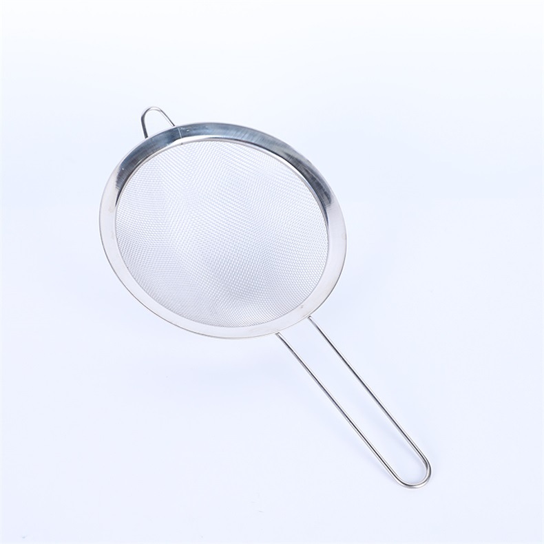 家用厨房油格6-24CM直纹不锈钢宽边尖耳油格网漏勺豆浆捞过滤定制详情12