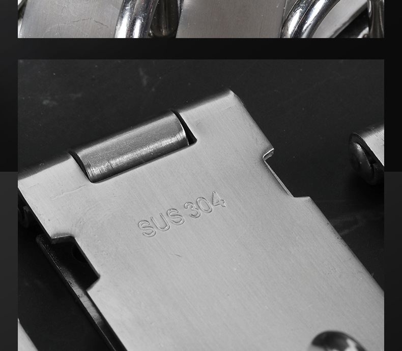 304不锈钢大号锁扣电箱卡扣锁鼻子固定搭扣老式木门门栓明装门扣详情10