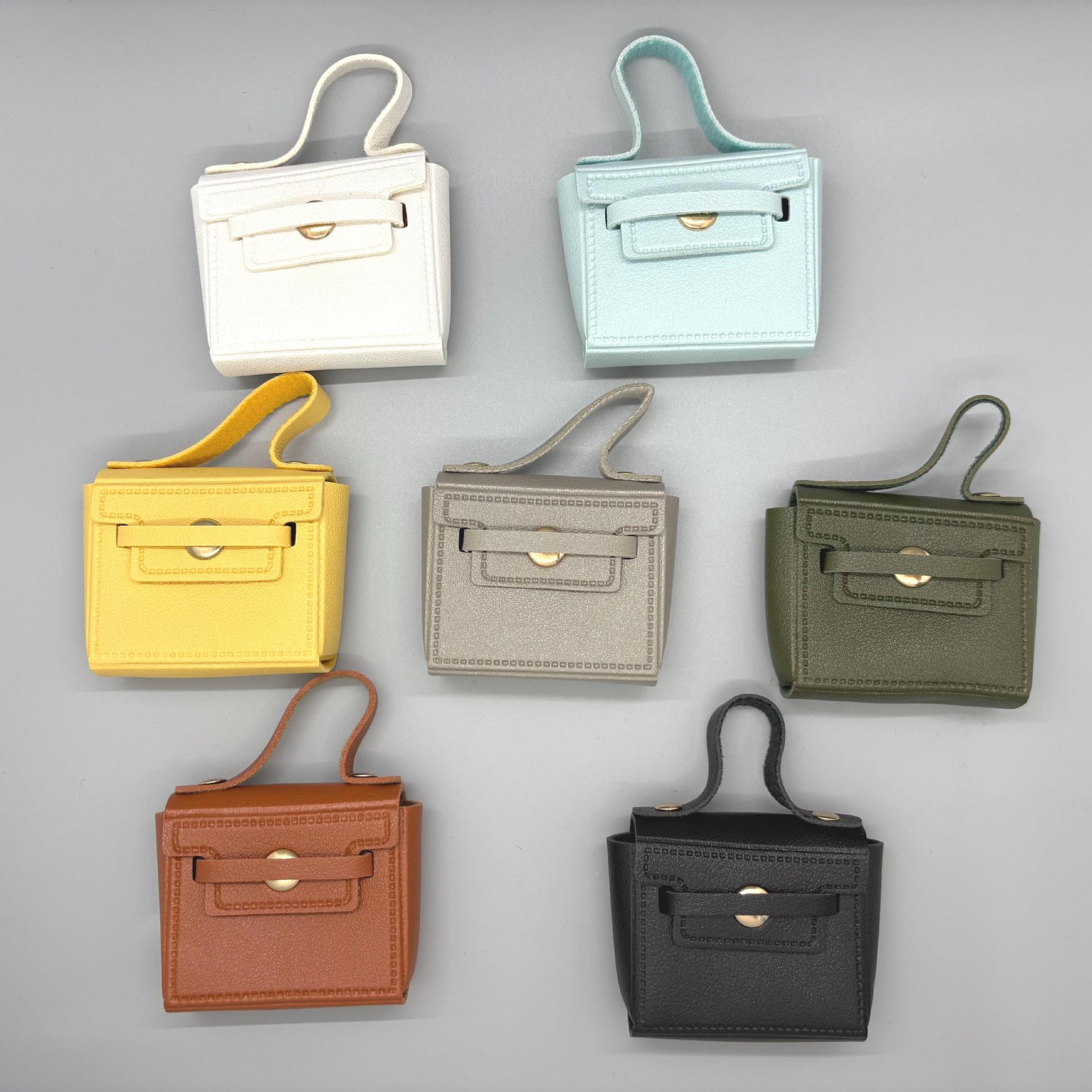 带钥匙圈迷你手提包袋硬币钱包耳机收纳便携式钥匙扣吊坠包挂饰配详情1