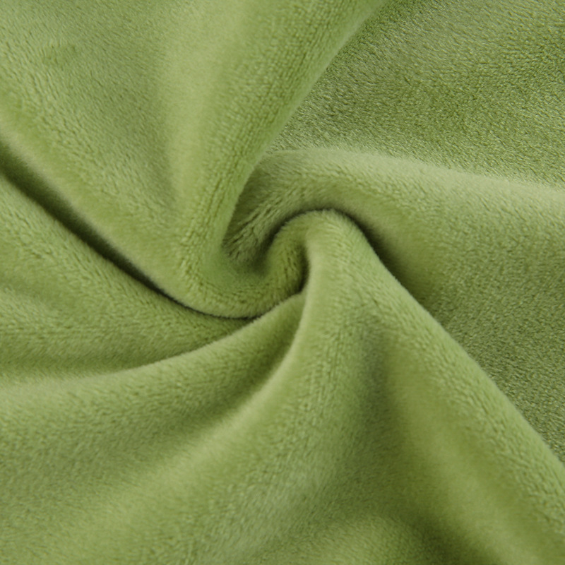 Solid color velvet slim sports suit zipper hood pic 5