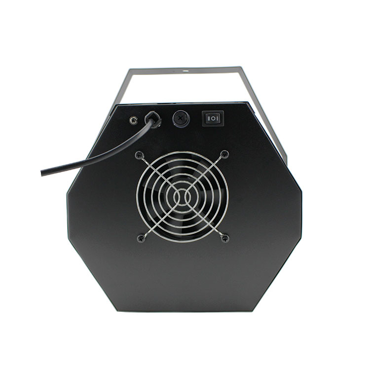 Máquina de burbujas de etapa transfronteriza portátil privado hexagonal hierro shell boda al aire libre control remoto automático bubble blow machine pic 8