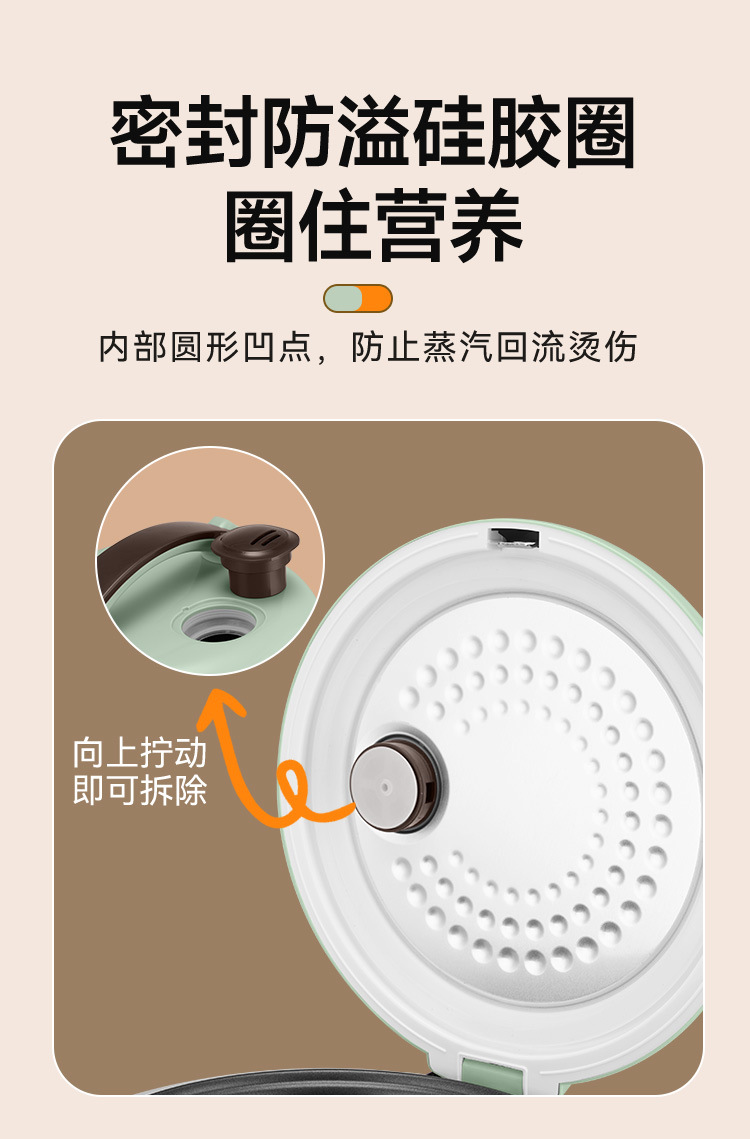 Mini rice cooker, small multi-functional rice cooker for 1-2 people, 1.6L-2-3 liters, dormitory student rice cooker pic 23