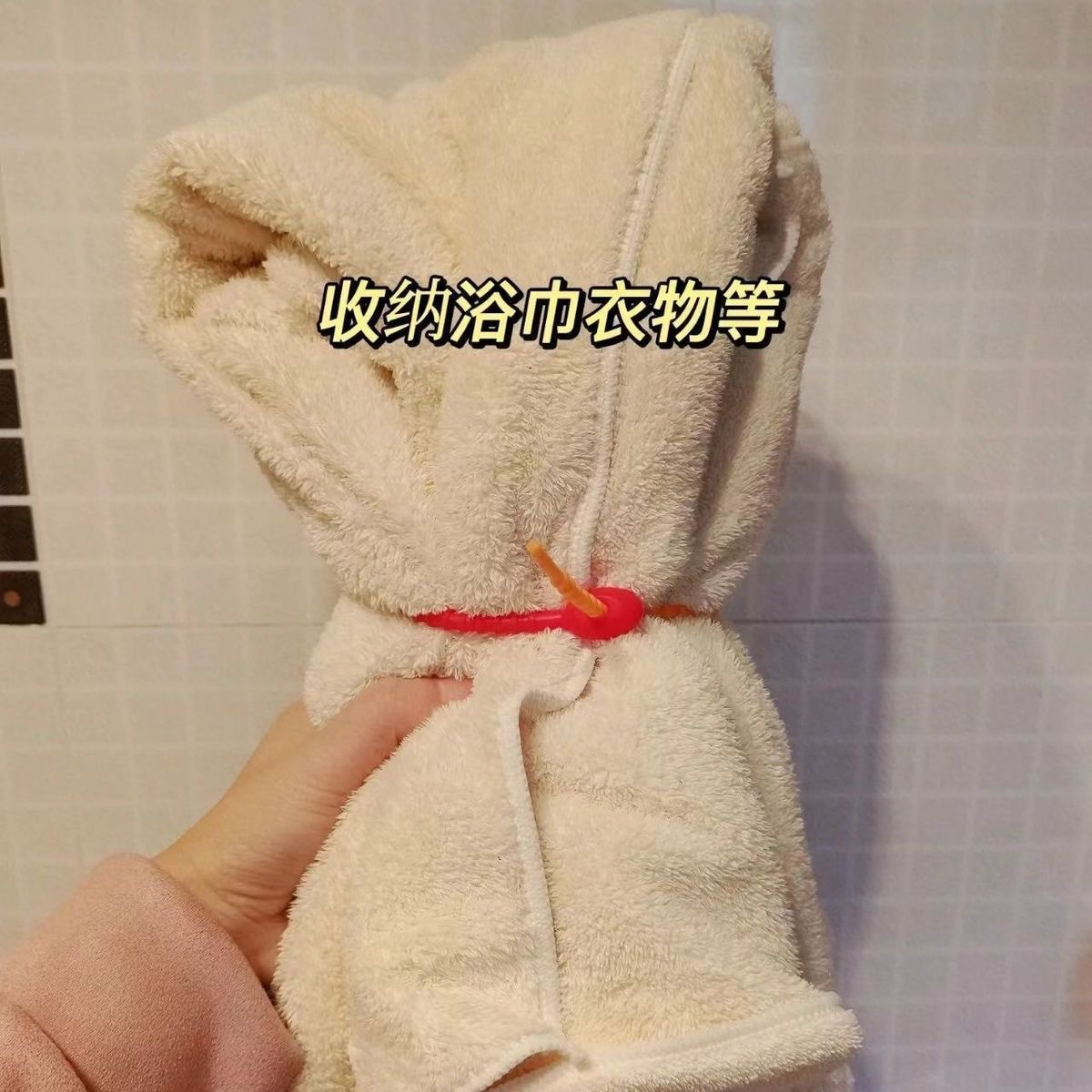 彩色扎带 蝌蚪扎带DIY钥匙扣饰品包包盲盒挂件绑带数据捆硅胶挂绳详情7