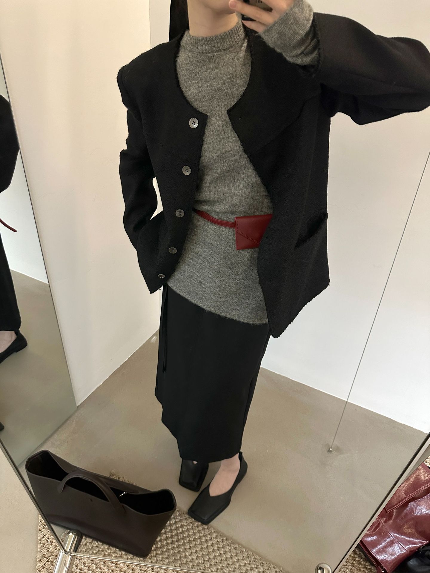 超薄羊毛修身打底衫~2024新款安静灰秋冬百搭混纺显瘦毛衣女5S20详情32