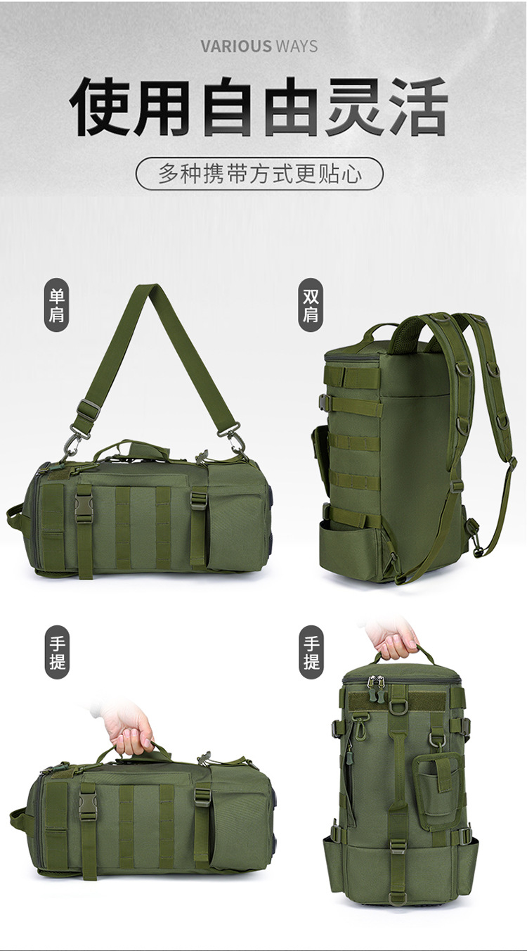 The water-resistant waterway sub-bag is a multi-functional large-capacity dry-wet separation fishing bag that can be attached with fishing gear and backpacks pic 8