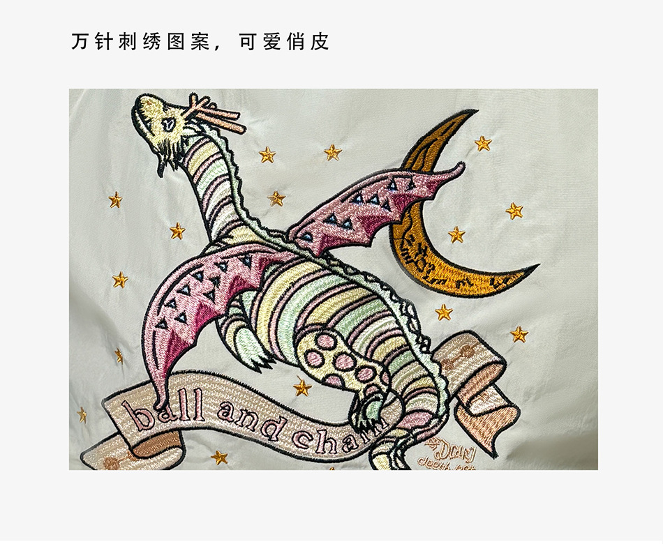 手提帆布包ins可爱卡通刺绣包包韩国少女心水桶便当袋百搭斜挎包详情8