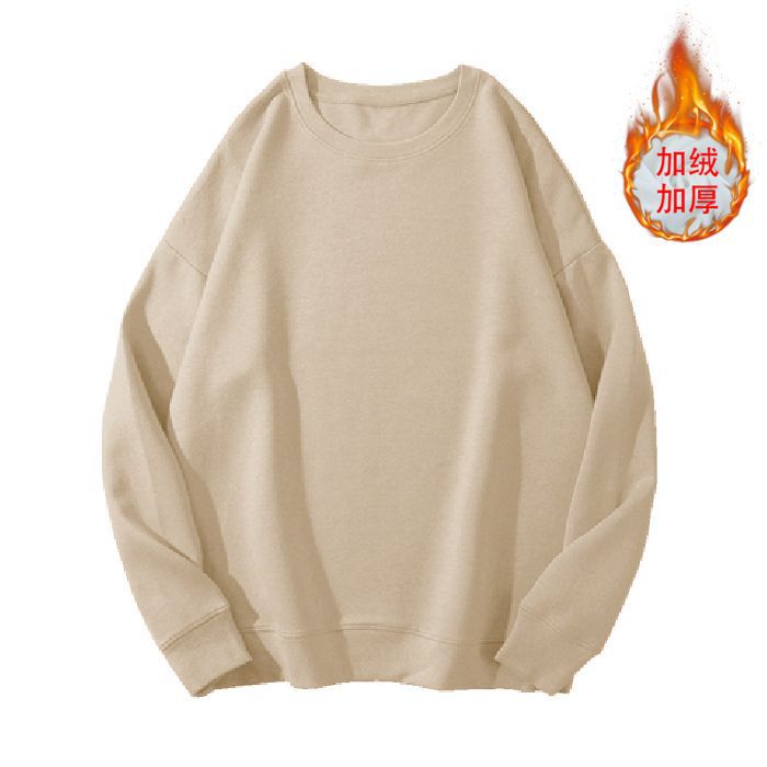 男女款卫衣定制图案logo工作服文化衫春秋款310克后包领光板跨境详情30