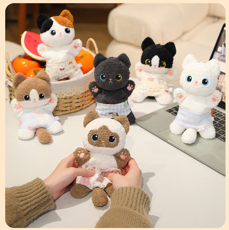 Stress-relieving underpants, cat bean bag doll pendant, soothing doll, stress-relieving pinching plush toy birthday present pic 9