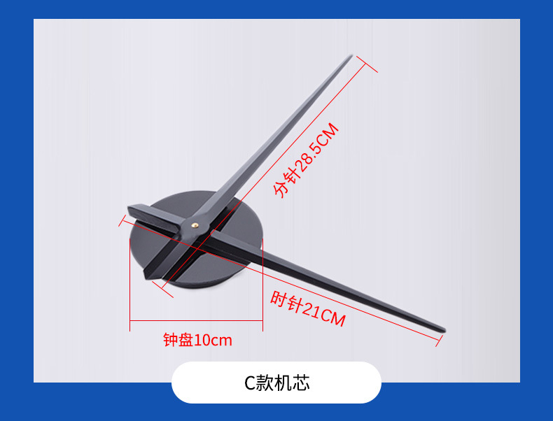 创意数字diy挂钟个性家用免打孔装饰墙贴钟客厅时钟简约静音壁钟详情10