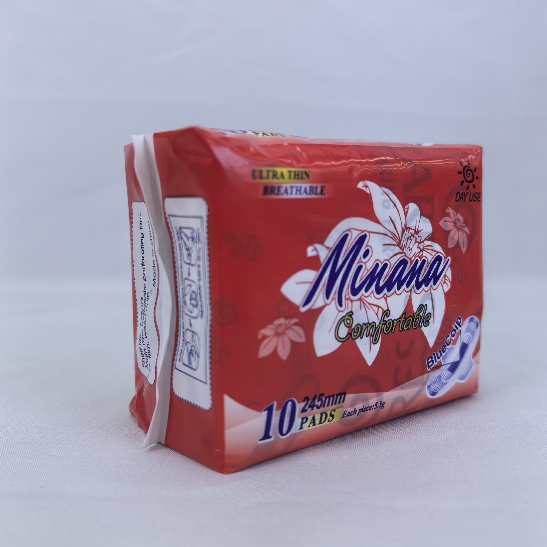外贸卫生巾10片245mm卫生护垫日用夜用卫生巾姨妈巾整箱批详情5