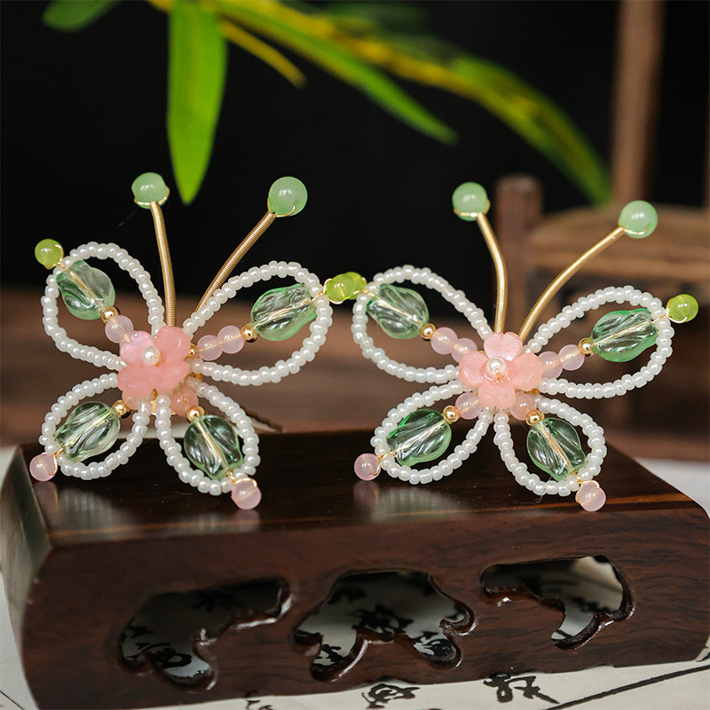 Tulip ancient-style high-end hairpin, summer simple small hairpin, daily updo hair accessory, ancient costume Hanfu hairpin accessory pic 10