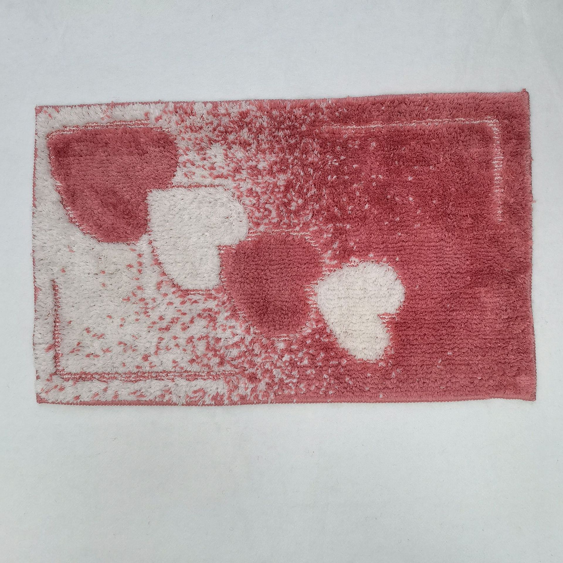 超纤雪花渐变四个爱心型防滑吸水脚垫TPR卧室入户门口浴室客厅垫详情7