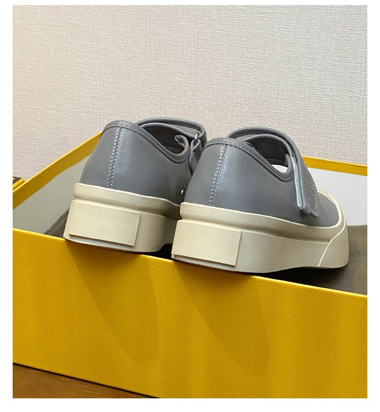 赵露思同款法式丑萌mona玛丽珍鞋2023年复古厚底小白鞋大头单鞋详情17