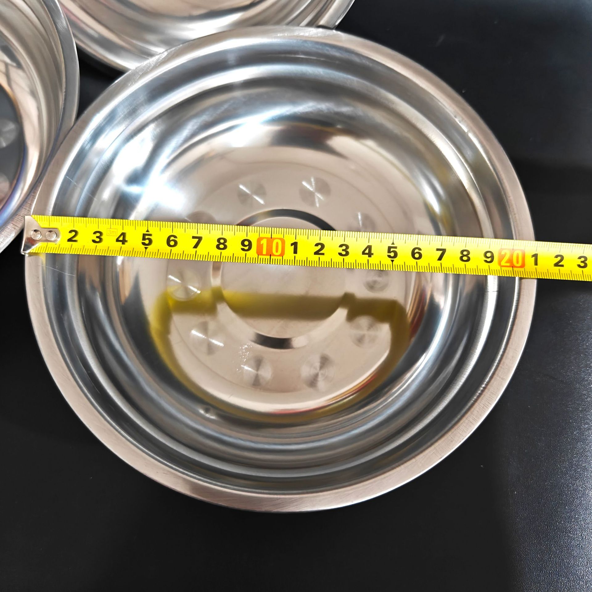 22 soup bowls, household soup bowls, vegetable bowls, canteen, hotel and catering metal large soup bowls, round soup bowls, 2 yuan supply pic 1