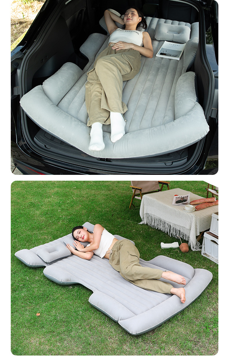 Factory in-stock SUV trunk inflatable beds, travel trunk inflatable beds, foldable inflatable beds pic 20