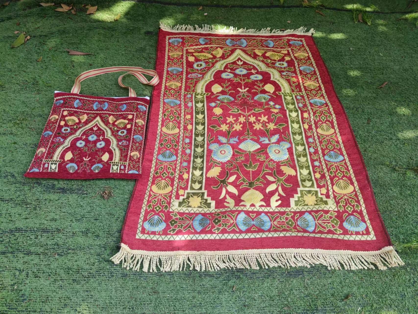 Cotton yarn travel blankets with bags, bag carpet manufacturers, cross-border wholesale supply/one-piece consignment pic 14